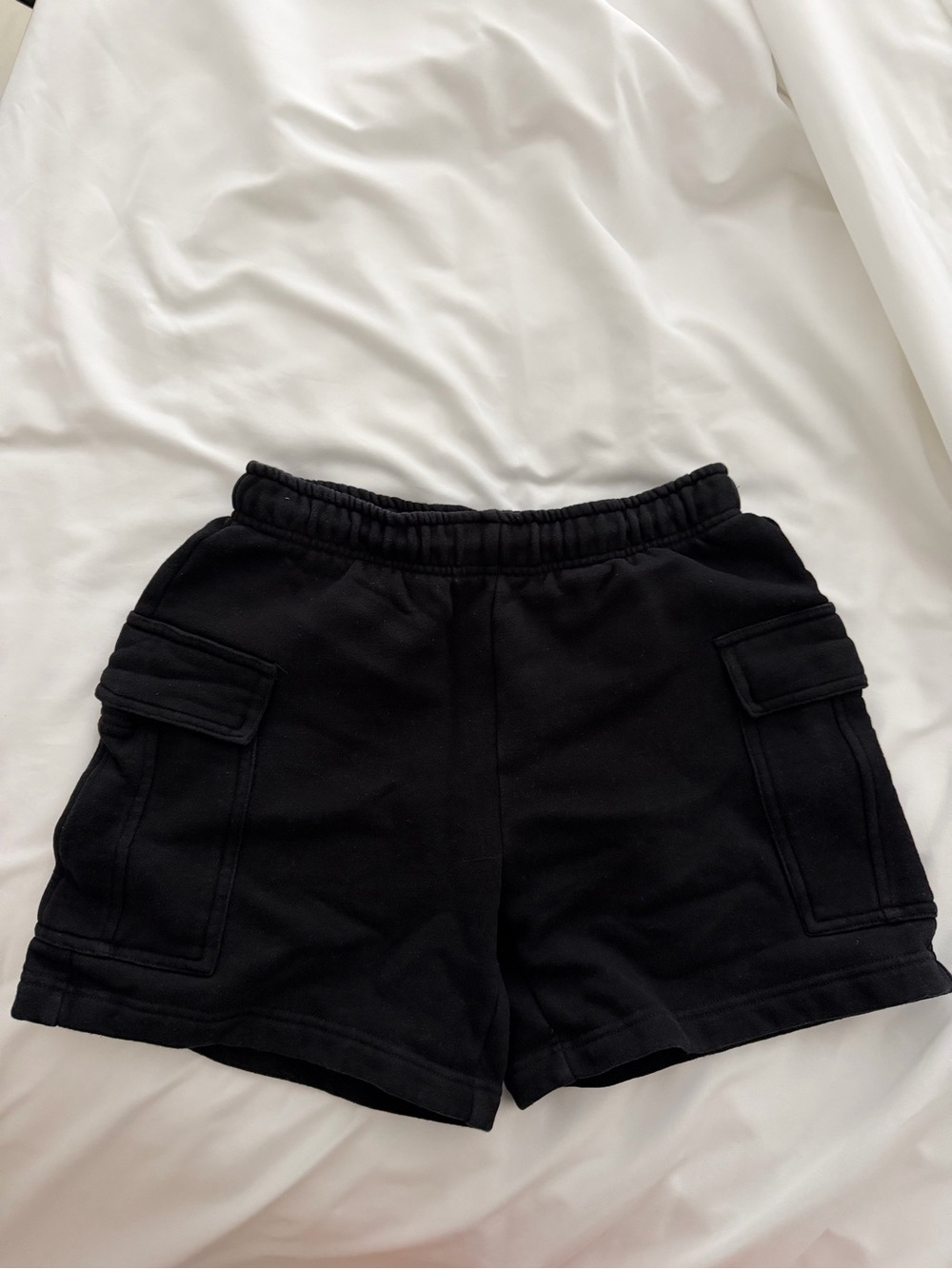 TNA Black Women's Cargo Pocket Shorts